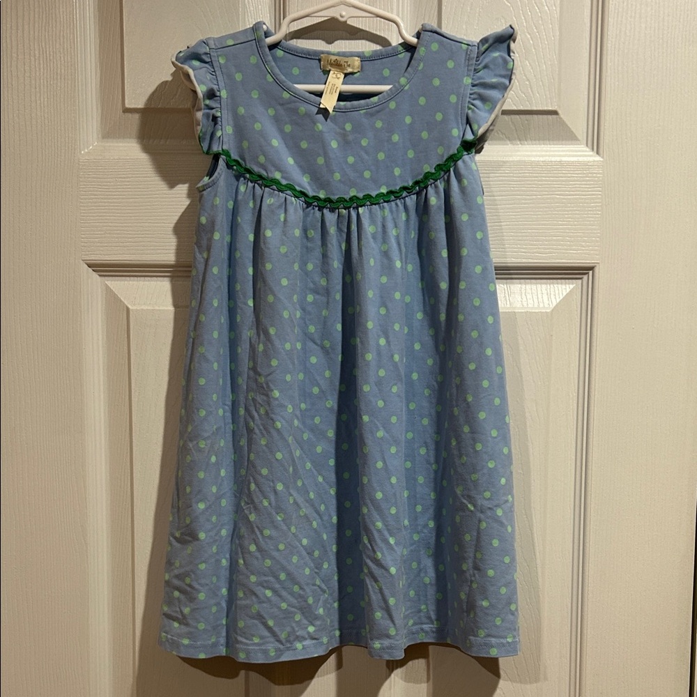 Matilda Jane Polka Dot Dress in Blue and Green